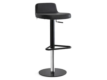 RILEY - Imitation leather stool height-adjustable with footrest by Connubia