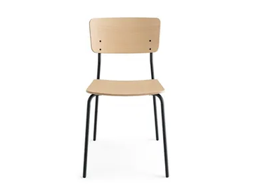 SNACK - Multi-layer wood chair open back by Connubia