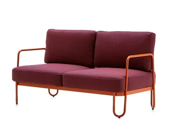 STULLE - 2 seater Sunbrella® garden sofa with removable cover by Connubia