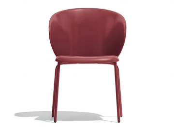 TUKA - Polypropylene chair with metal tube legs by Connubia