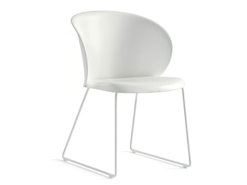 TUKA - Sled base polypropylene chair by Connubia