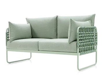 YO! - 2 seater upholstered garden sofa by Connubia