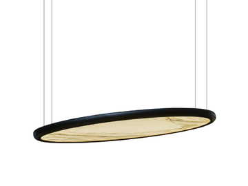 BOGOTÀ - LED dimmable fabric pendant lamp by Contardi