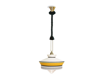 CALYPSO MARTINIQUE - LED fabric pendant lamp by Contardi
