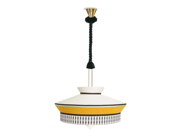 CALYPSO XL MARTINIQUE - LED fabric pendant lamp by Contardi
