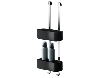 FRAME CHROME BLACK - Hanging ABS and metal shower basket by Coram