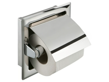 HOTEL - Built-in metal Toilet roll holder by Coram