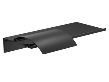 LEEV - Metal toilet roll holder with shelf by Coram