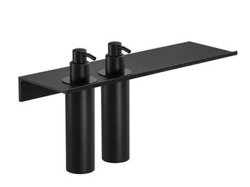 LEEV - Wall-mounted metal Bathroom soap dispenser by Coram