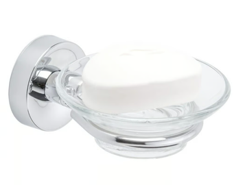 LUNA - Wall-mounted glass soap dish by Coram