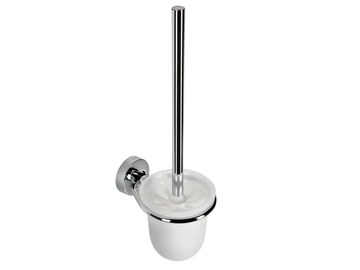 LUNA - Wall-mounted metal toilet brush by Coram