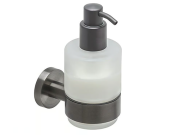 NEMOX BRUSHED - Wall-mounted glass Bathroom soap dispenser by Coram