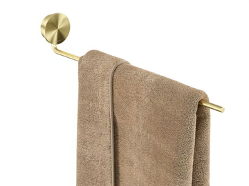 OPAL GOLD - Swivel stainless steel towel rack by Coram