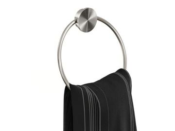OPAL - Stainless steel towel ring by Coram
