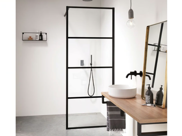 SOHO - Rectangular tempered glass Walk in shower by Coram