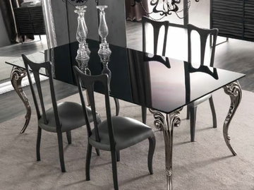 ANTARES - Rectangular lacquered glass table by CorteZari