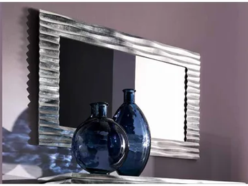 EBON - Wall-mounted framed rectangular mirror by CorteZari