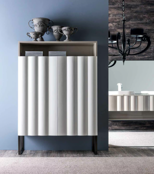 LEON - Bathroom cabinet with doors by CorteZari