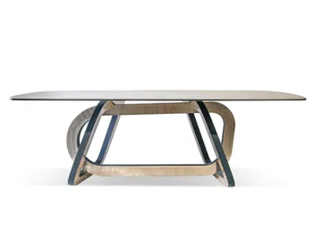 LOOOP - Porcelain stoneware dining table by CorteZari
