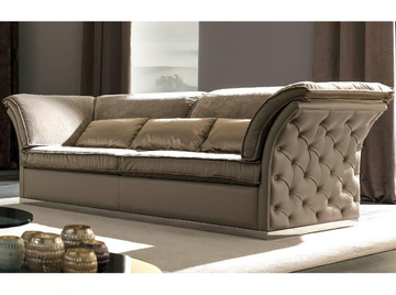 TIAGO - 3 seater tufted fabric sofa by CorteZari