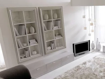 ZOE - Open wooden bookcase by CorteZari