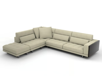 FEEL GOOD - Sectional 4 seater fabric sofa by Costantini Pietro
