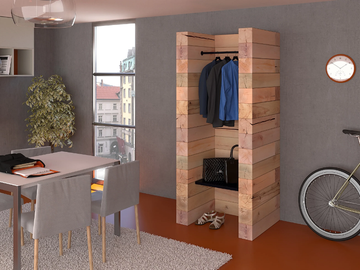 CRAFTWAND® - Entryway closet by CRAFTWAND