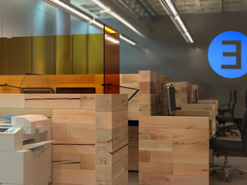 CRAFTWAND® - Print/copy machine cabinet by CRAFTWAND
