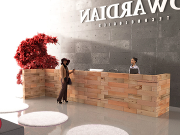 CRAFTWAND® - Reception desk by CRAFTWAND