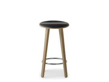 BERET 65 4W - Stool with footrest by Crassevig