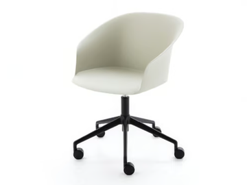 FINNA P/SW - Swivel polypropylene office chair with castors by Crassevig