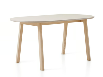 FOLIO - Oval ash table by Crassevig