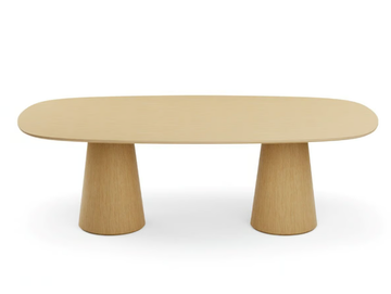 INOKO 240 - Oval wooden table by Crassevig