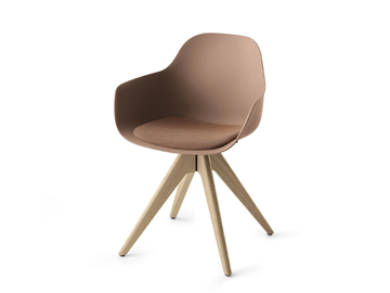 POLA ROUND P WP - Swivel polypropylene chair by Crassevig