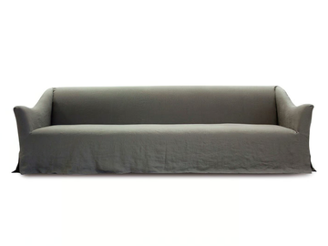 ASCOT CONTEMPORAIN - 3 seater fabric sofa with removable cover by Crearte Collections