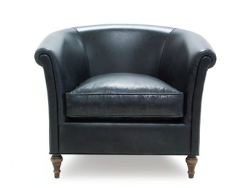 CLASS ORIGINS - Leather armchair with armrests by Crearte Collections