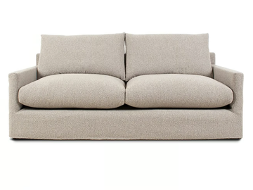 IPANEMA CONTEMPORAIN - 3 seater jute sofa with removable cover by Crearte Collections