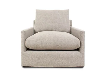 IPANEMA CONTEMPORAIN - Jute armchair with removable cover with armrests by Crearte Collections