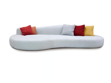 LAB #011 - Curved double-sided fabric sofa by Crearte Collections