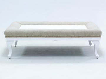 MARION ESSENCE - Low rectangular fabric coffee table by Crearte Collections
