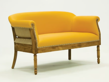 PARIS LOW ESSENCE - Leather small sofa by Crearte Collections