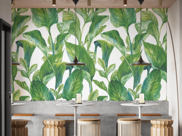 1 - Washable Tropical wallpaper _ creativespace by Creative Space