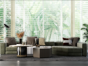 BEYOND - Trompe l'oeil Tropical wallpaper _ creativespace by Creative Space