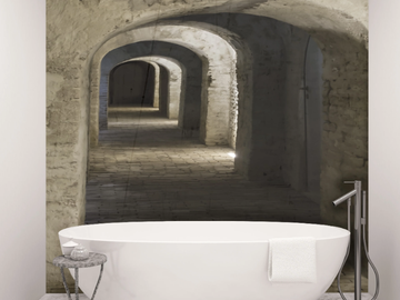 BOTTOM - Washable trompe l'oeil wallpaper _ creativespace by Creative Space