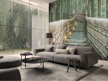 CANDLE - Washable landscape wallpaper _ creativespace by Creative Space