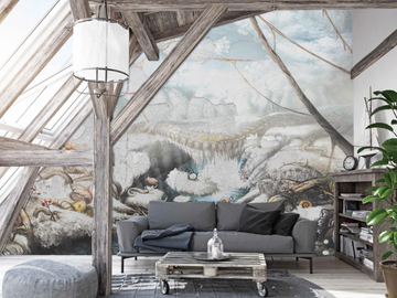 FANTASY - Motif fire retardant wallpaper _ creativespace by Creative Space