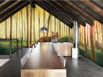 FURBIZIA - Washable wallpaper _ creativespace by Creative Space