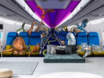 HAPPY TRIP - Waterproof washable wallpaper _ creativespace by Creative Space