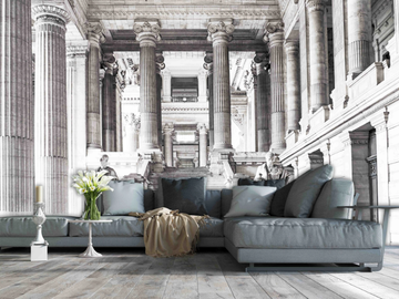 LAW - Trompe l'oeil wallpaper _ creativespace by Creative Space