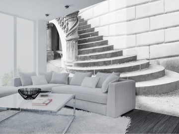 RUN - Washable trompe l'oeil wallpaper _ creativespace by Creative Space
